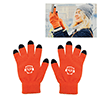 CU6356
	-TOUCH SCREEN GLOVES-Orange with Black tips